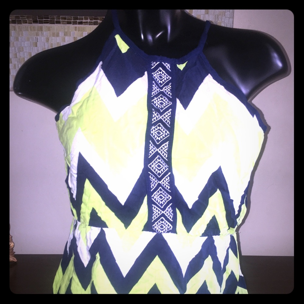 Blue and free sleeveless dress!